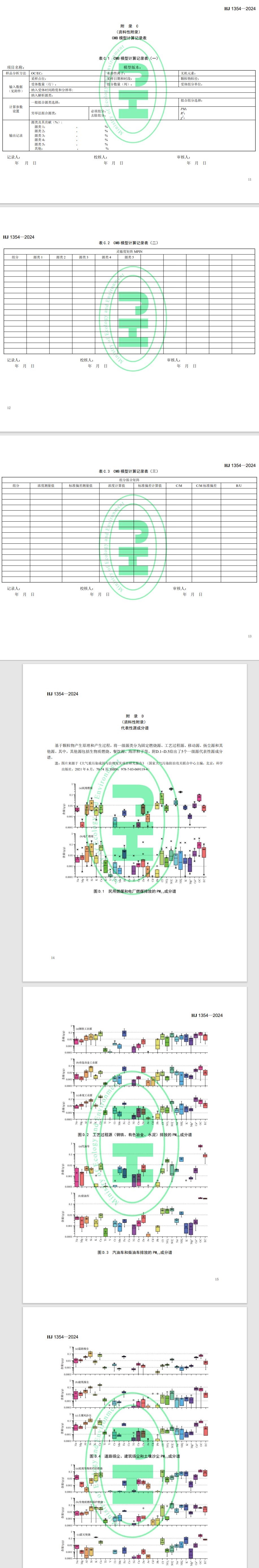 环境标准《环境空气 颗粒物来源解析 化学质量平衡模型计算技术指南》5月1日起实施
