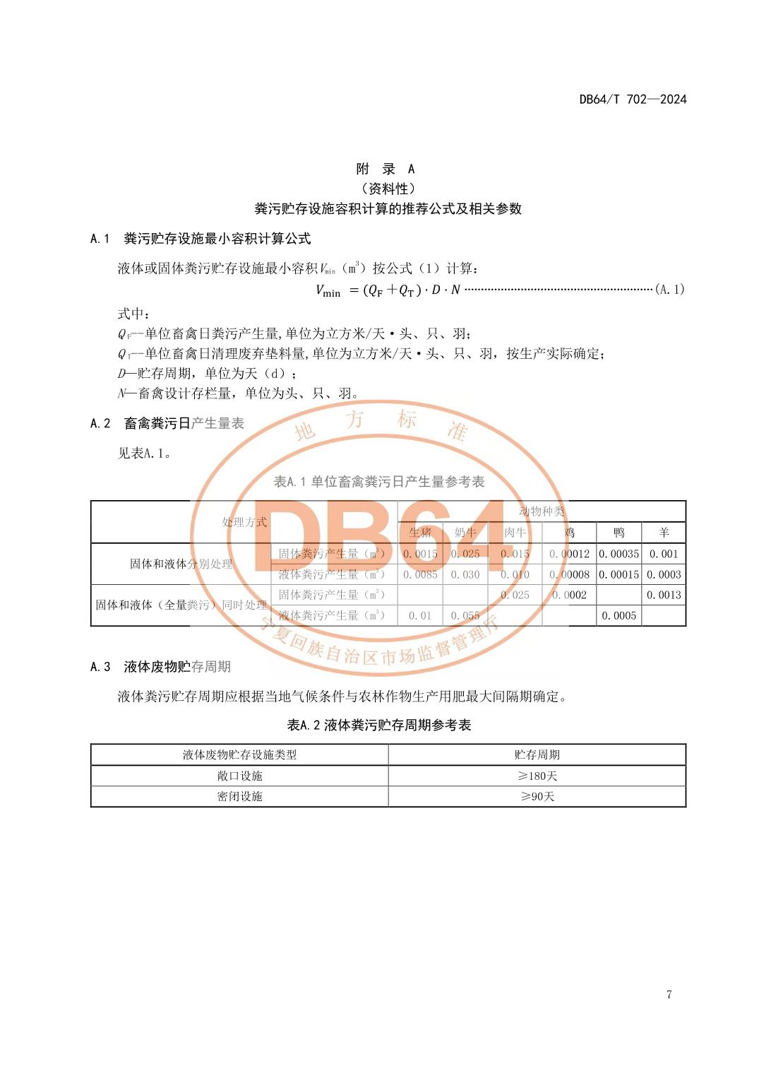 宁夏发布地方标准《畜禽养殖污染防治技术规范》