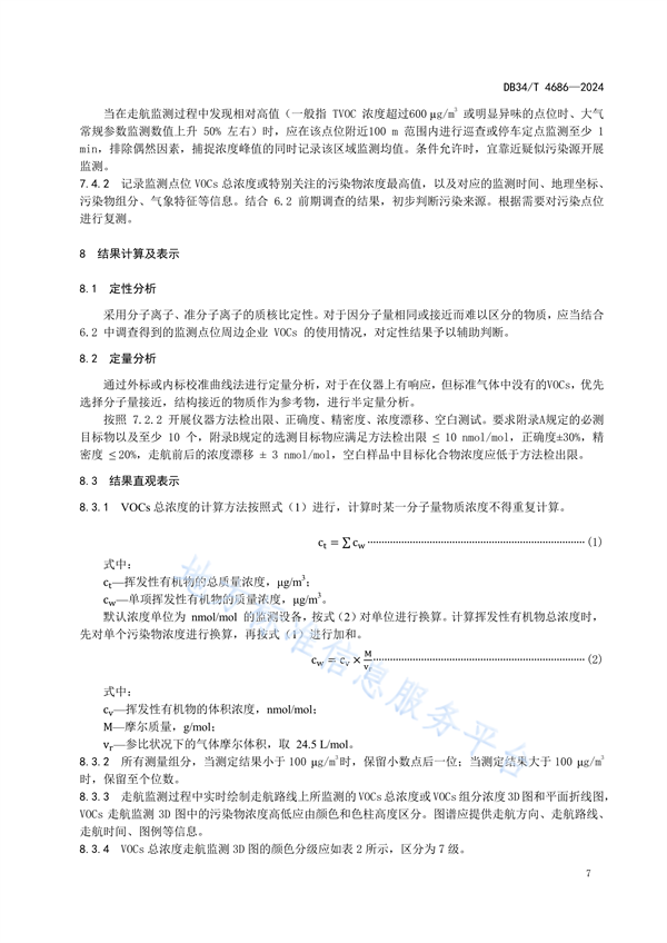 安徽省发布地方标准《挥发性有机物走航监测技术规范》