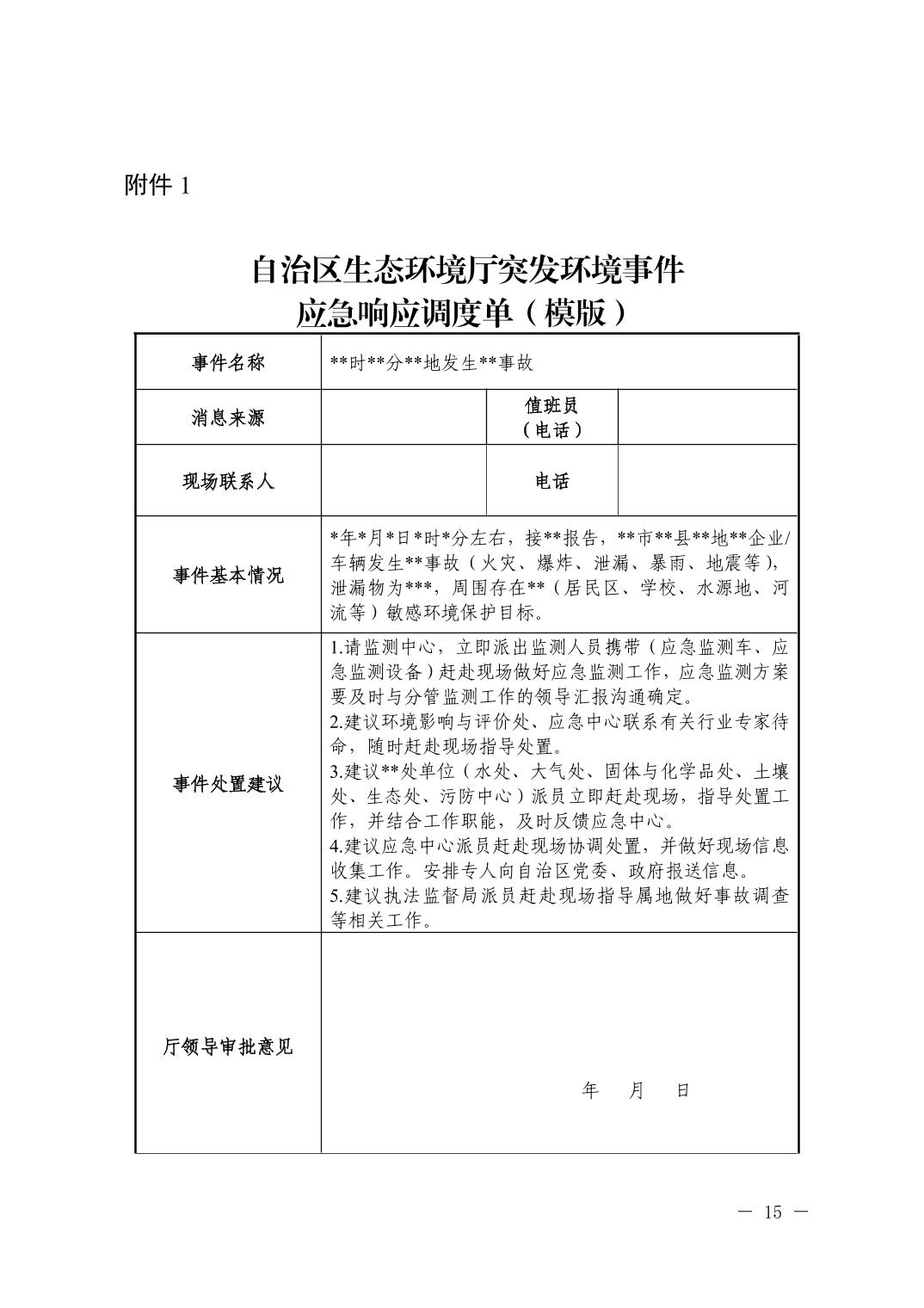 宁夏发布《自治区生态环境厅突发环境事件应急响应工作规程（试行）》