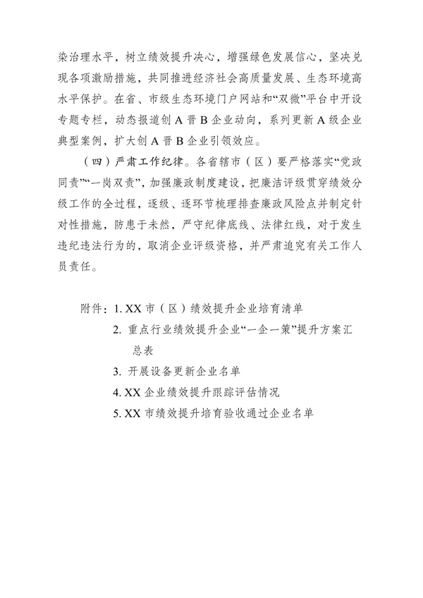 《河南省2024年重污染天气重点行业绩效分级创A晋B行动方案》发布