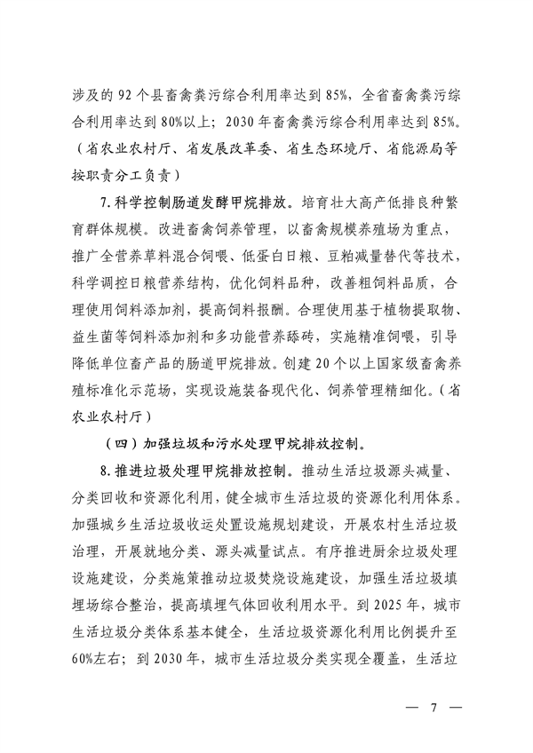 山西省生态环境厅等12部门印发《推进甲烷排放控制行动实施方案》