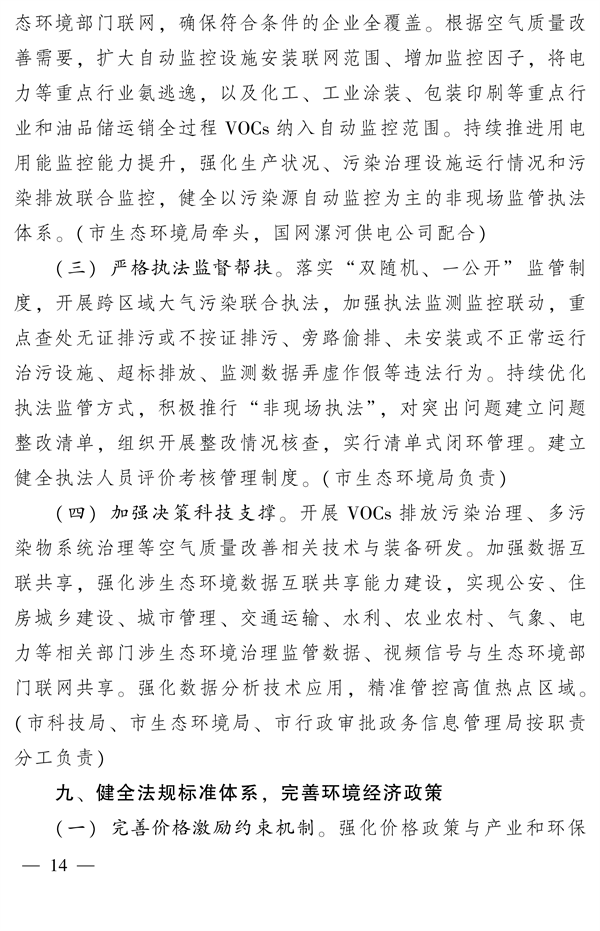 《漯河市空气质量持续改善行动实施方案》发布