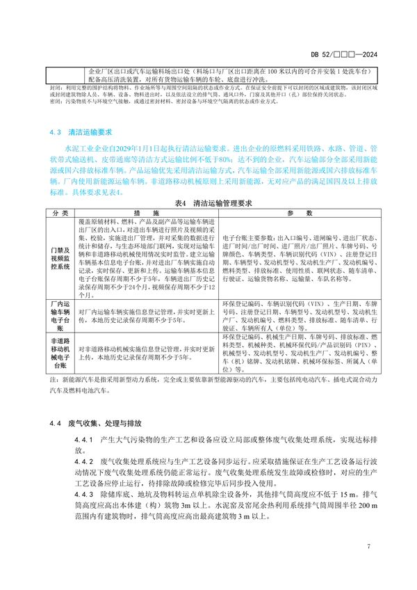 《贵州省水泥工业大气污染物排放标准（征求意见稿）》发布