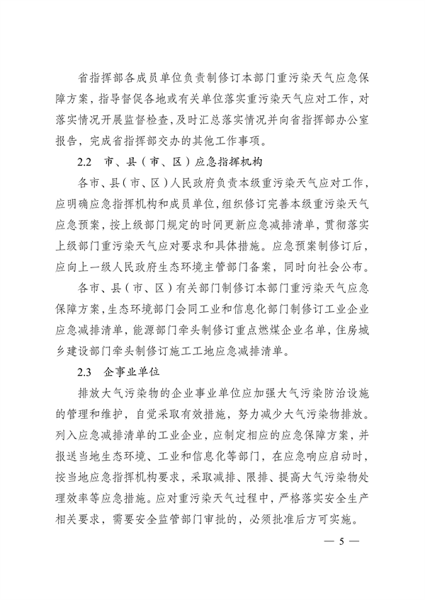 实施差异化应对 江苏省重污染天气应急预案（征求意见稿）发布