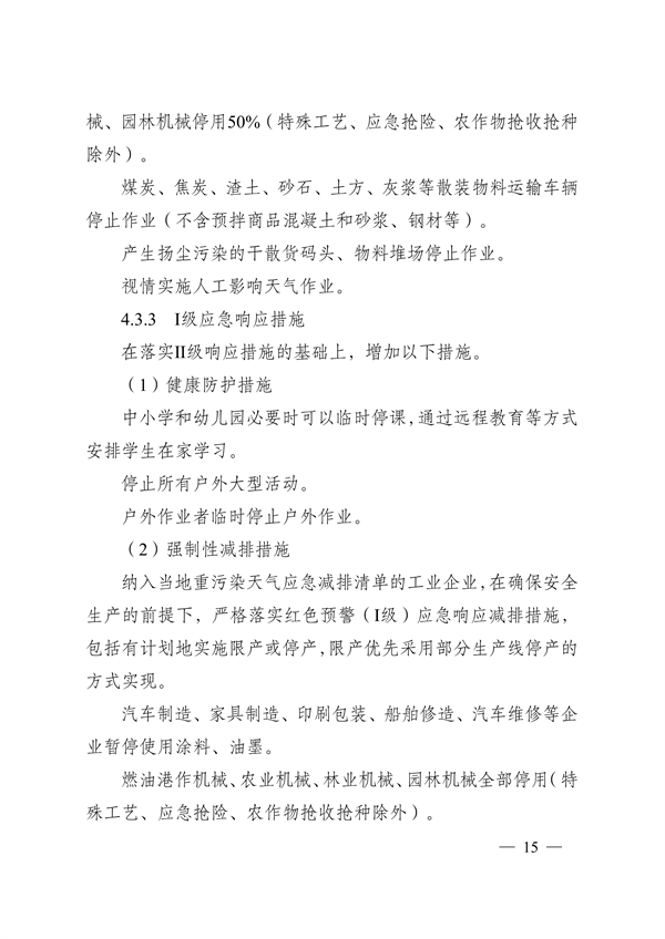 实施差异化应对 江苏省重污染天气应急预案（征求意见稿）发布
