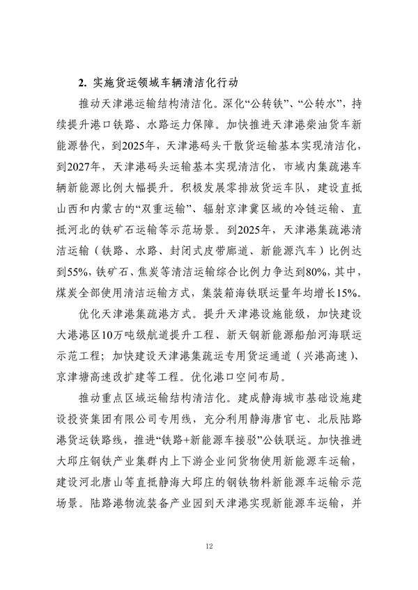 《天津市大气环境质量达标规划》征求意见