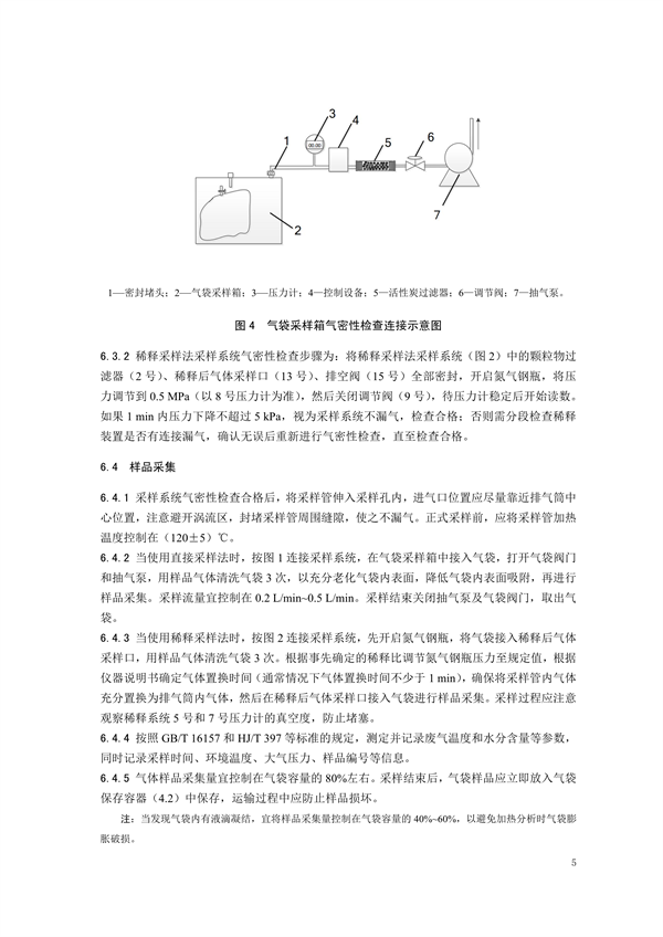 《固定污染源废气 挥发性有机物的采样 气袋法（征求意见稿）》发布