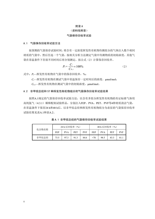 《固定污染源废气 挥发性有机物的采样 气袋法（征求意见稿）》发布