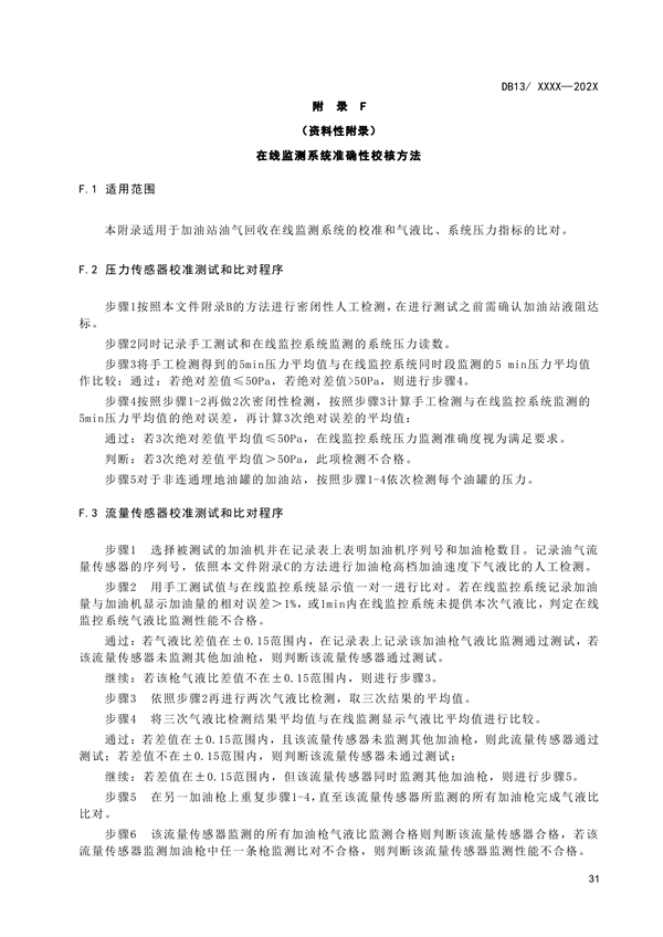 《加油站大气污染物排放标准》河北省地方标准公开征求意见