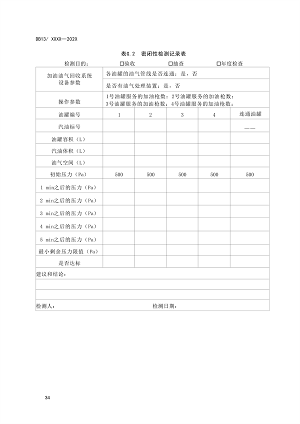 《加油站大气污染物排放标准》河北省地方标准公开征求意见