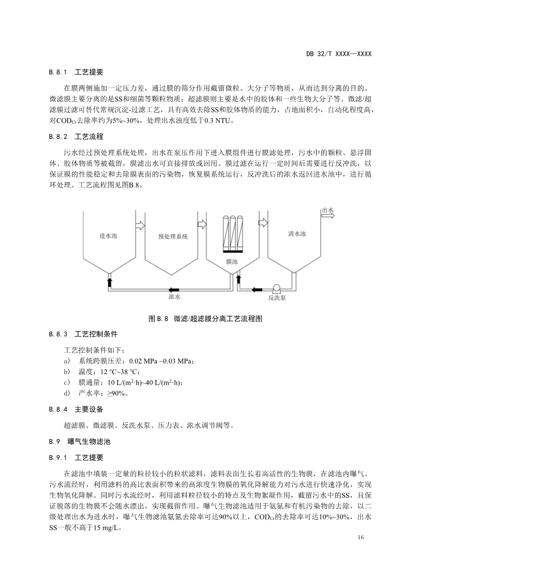 江苏省《城镇污水深度处理技术规范》报批文本公示！