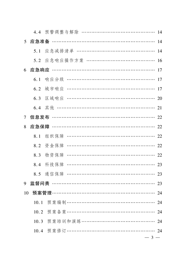 《四川省重污染天气应急预案》发布