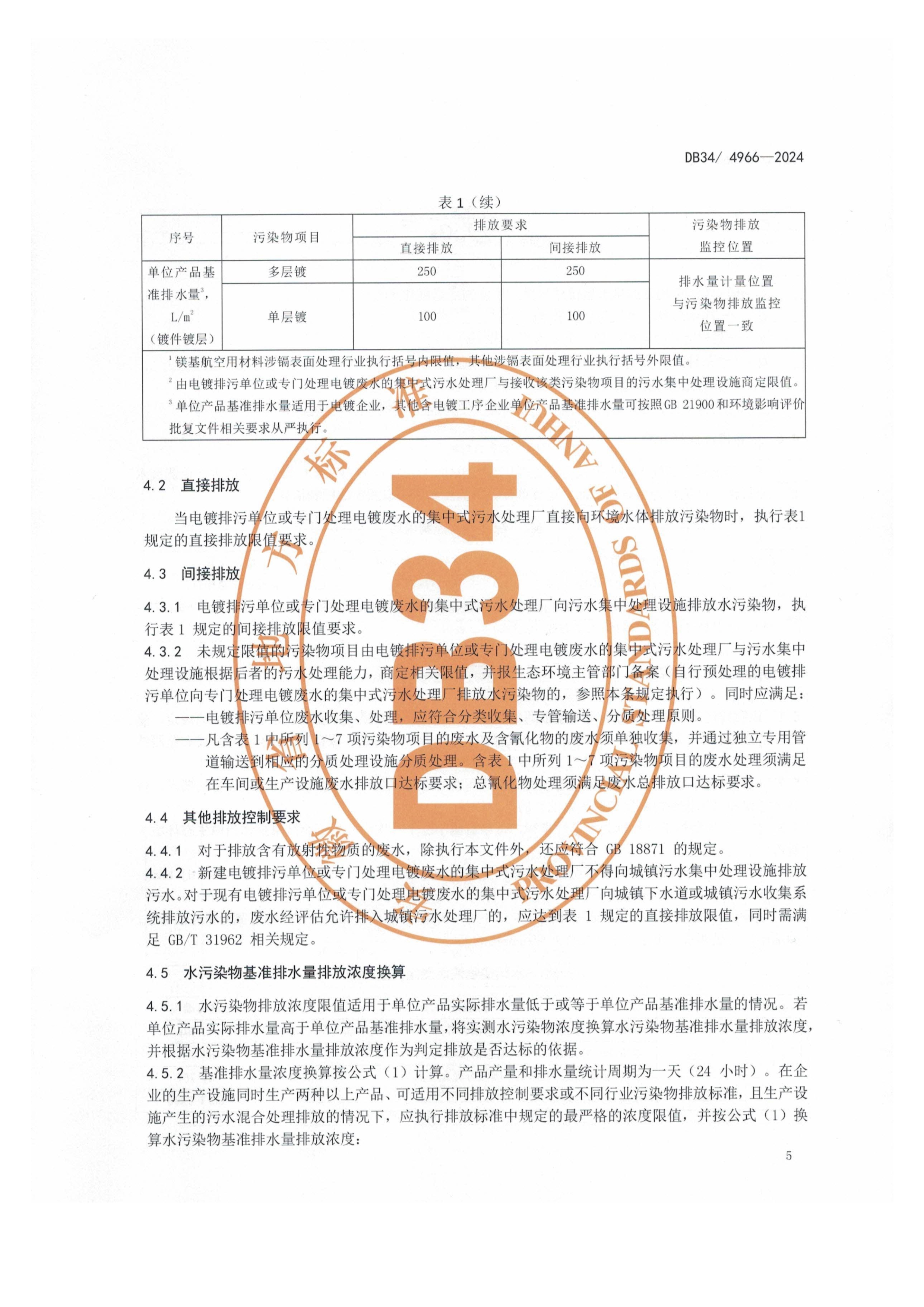 12月1日起实施！安徽地标《电镀水污染物排放标准》发布