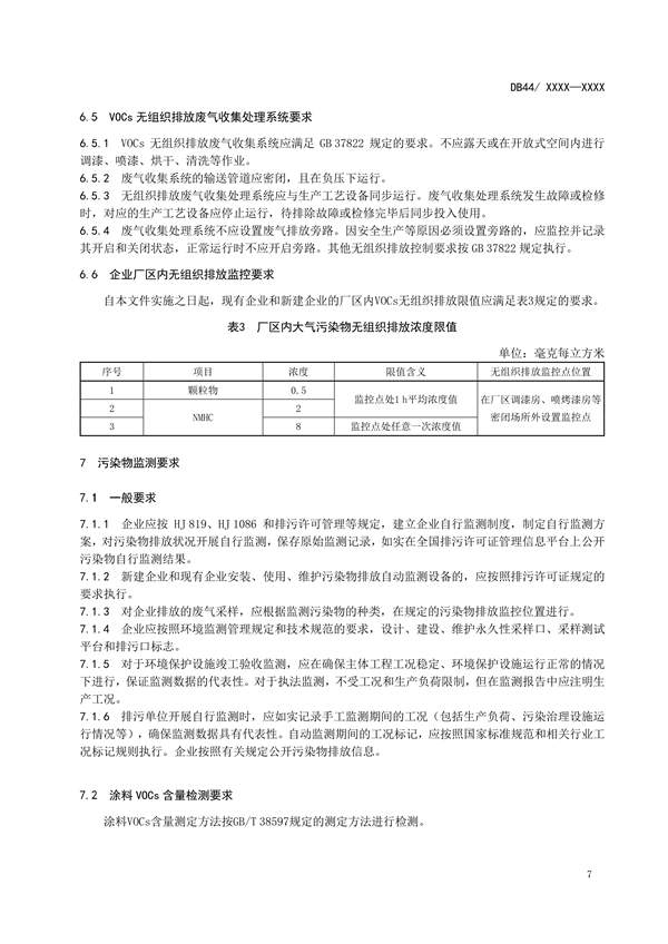 广东省发布地方标准《汽车维修业大气污染物排放标准》（送审稿）