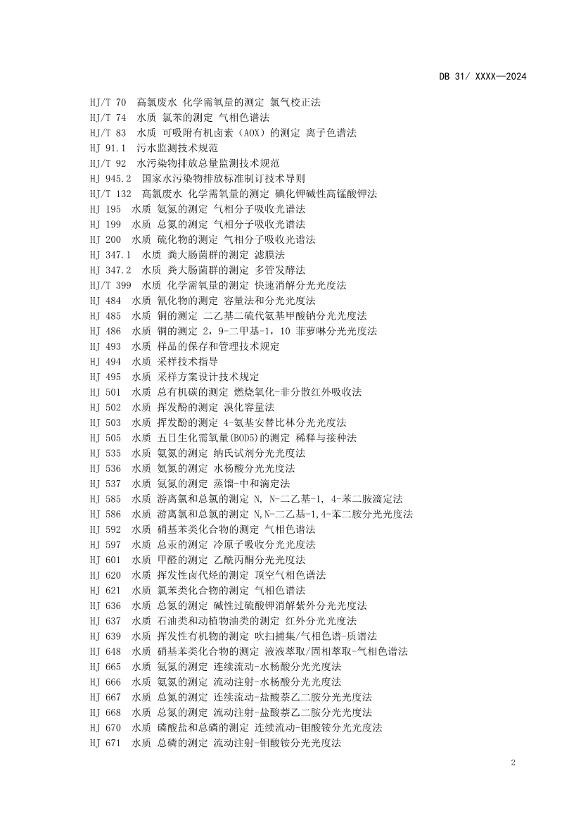上海制药工业水污染物排放标准（征求意见稿）