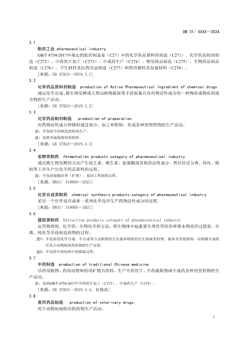 上海制药工业水污染物排放标准（征求意见稿）
