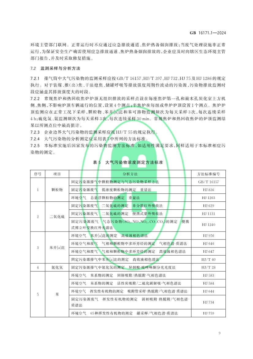 生态环境部发布《炼焦化学工业大气污染物排放标准》