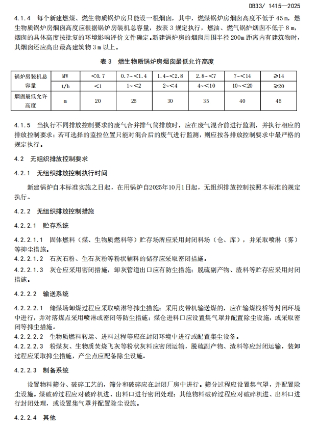 浙江《锅炉大气污染物排放标准》 强制性地标发布