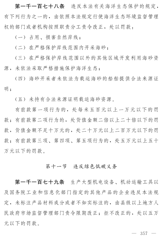 全文 | 中华人民共和国生态环境法典（草案）