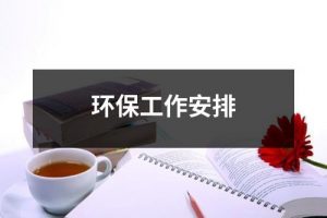 环保工作安排（精选7篇）-环保卫士