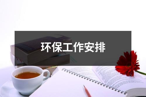 环保工作安排（精选7篇）-环保卫士