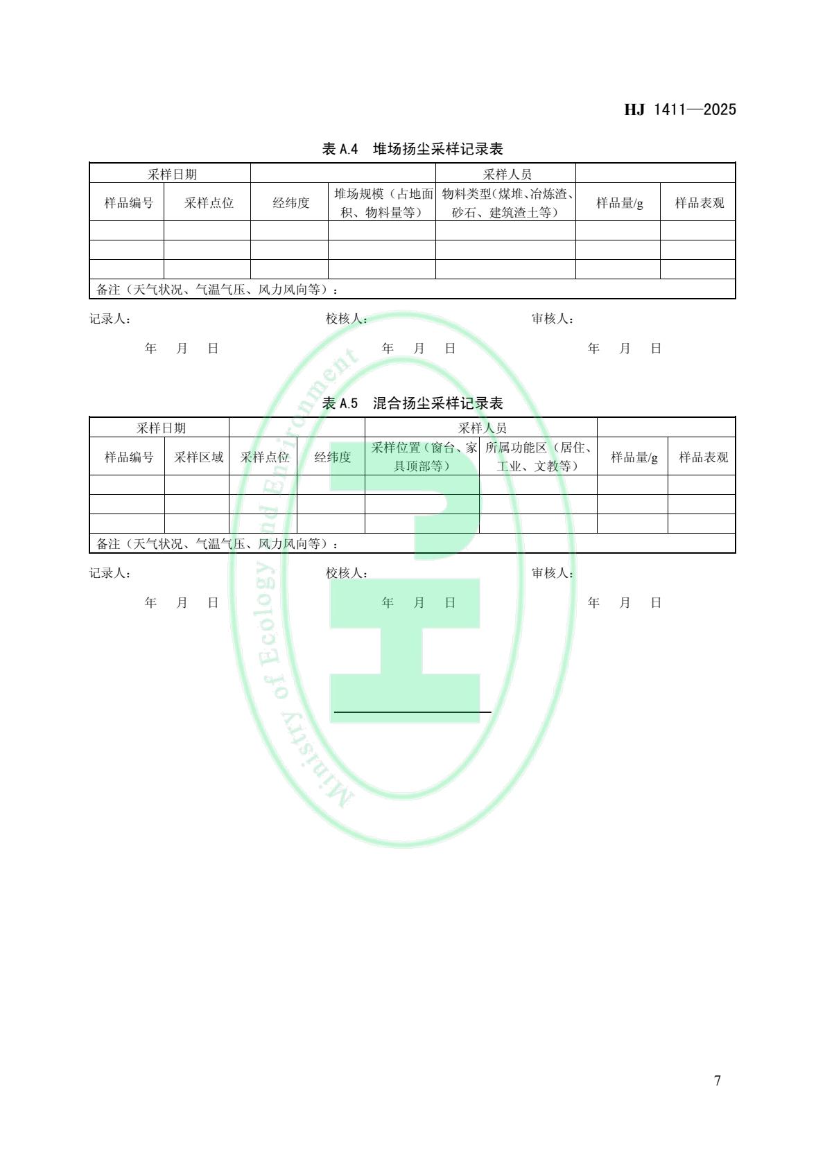 生态环境部发布《环境空气 颗粒物来源解析 开放源扬尘采样技术规范》等4项国家生态环境标准